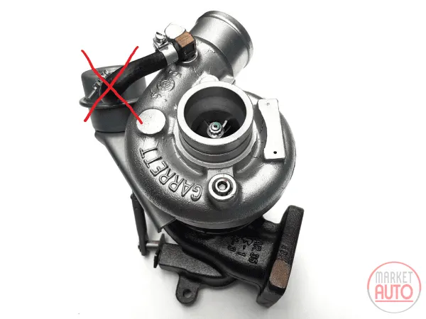 Turbocharger Remanufactured without vacuum valve (GARRETT)-NĒRINGS