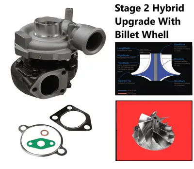 Turbocharger new Hybrid Turbo Stage-2+Mounting kit(GARRETT)-LVN