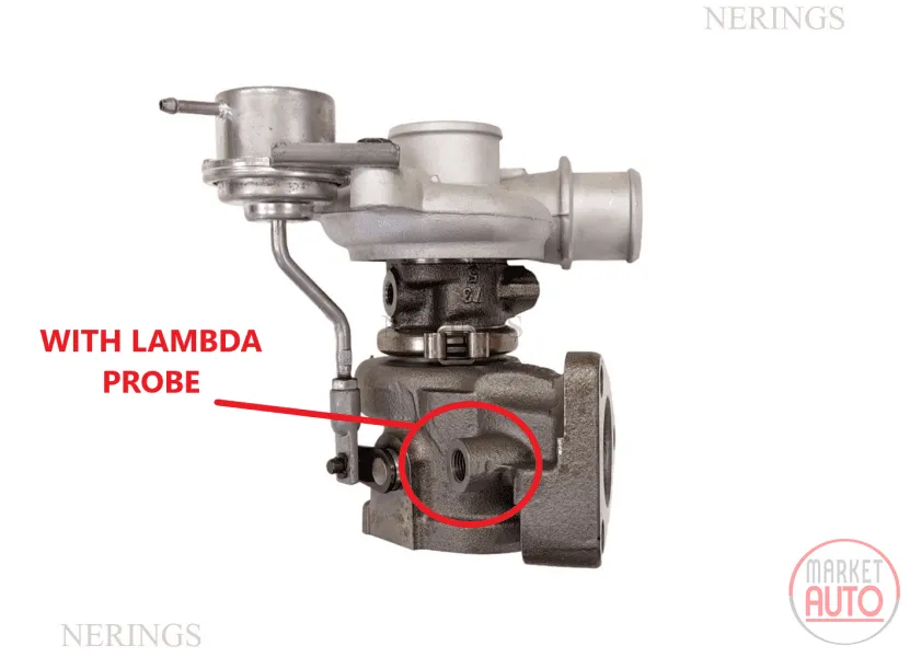 Turbocharger Remanufactured (with probe location (replace MITSUBISHI)-NĒRINGS