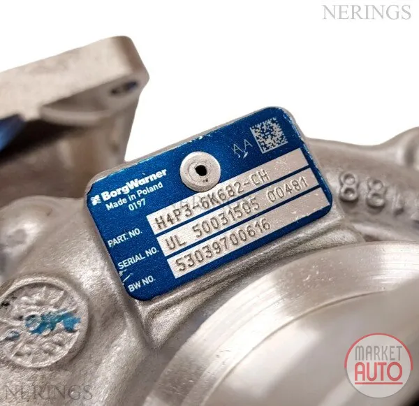 Turbocharger new from test engines with damper defect (KKK)-UKP