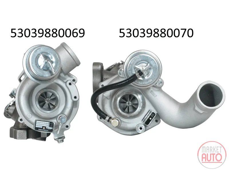 Turbocharger new (Right+left side)-CNSU