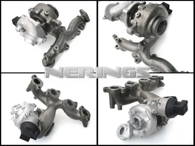 Turbocharger NEW with space for temperature sensor (replace KKK) -LVH