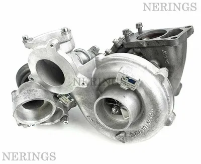 Twinturbo turbocharger Remanufactured (Hybrid Turbo (small+large (KKK)-NĒRINGS