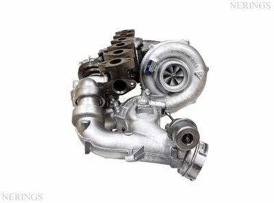 Twinturbo turbocharger Remanufactured with exhaust manifold (KKK)-NĒRINGS