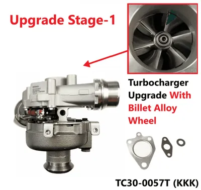 Turbocharger new Upgrade Billet Stage-1 (KKK) -PLSL