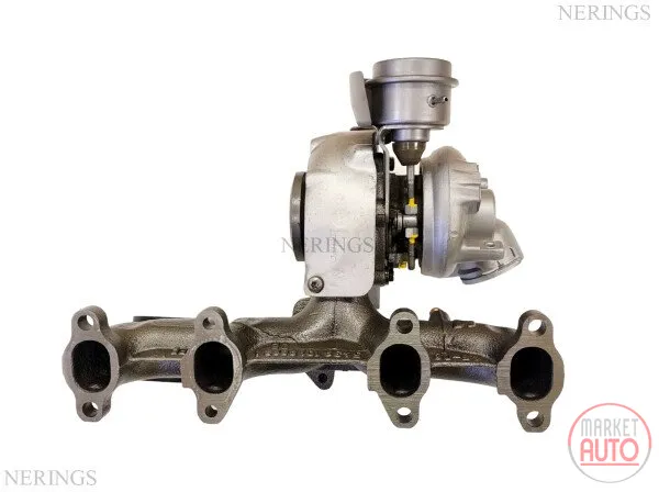 Turbocharger Remanufactured without space for temperature sensor (KKK)-NĒRINGS