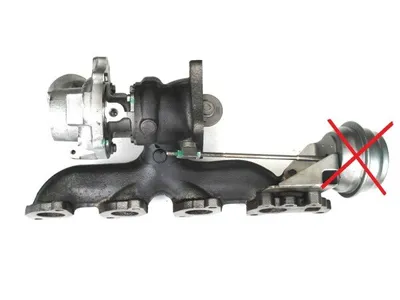 Turbocharger Remanufactured (without electronic turbo wastegate actuator KKK)-NĒRINGS