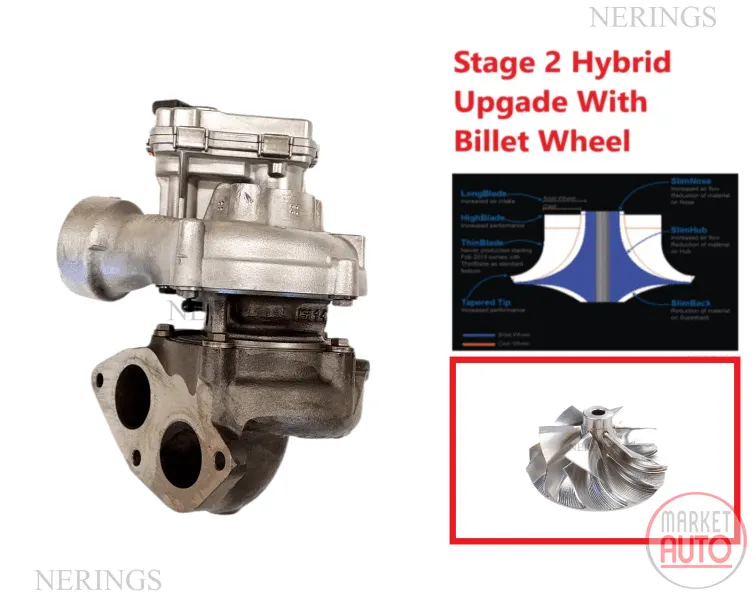 Turbocharger Remanufactured  (Hybrid-Turbo (Small turbine KKK-KP39) -Nērings