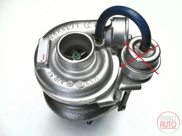 Turbocharger Remanufactured without Vacuum Wastegate Actuator (GARRETT)-NĒRINGS