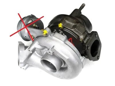 Turbocharger Remanufactured without Vacuum Wastegate Actuator (GARRETT)-NĒRINGS