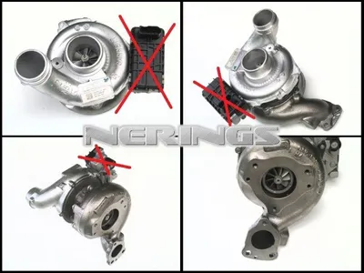 Turbocharger Remanufactured with space for temperature sensor without electronics -NĒRINGS