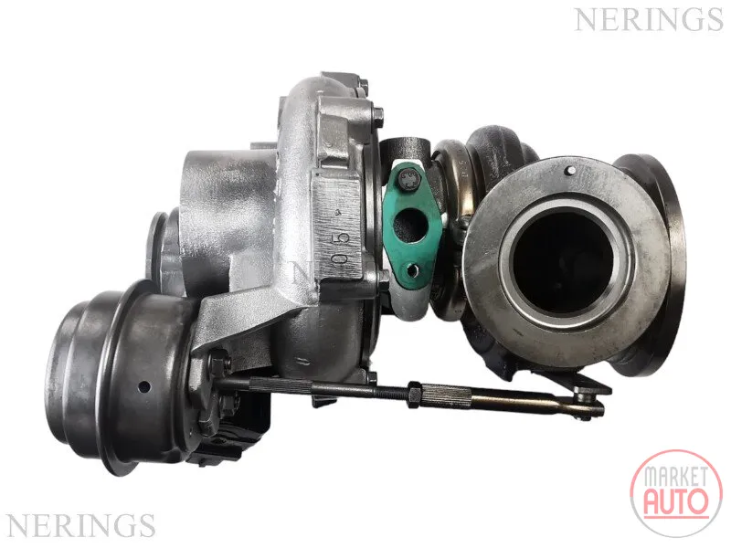 Turbocharger restored (left side) (Garrett-R) -Nērings