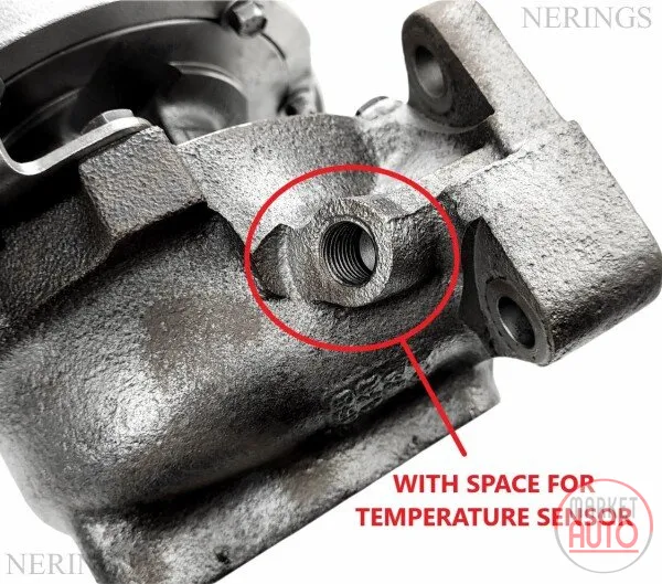 Turbocharger Remanufactured (with space for temperature sensor (GARRETT)-NĒRINGS
