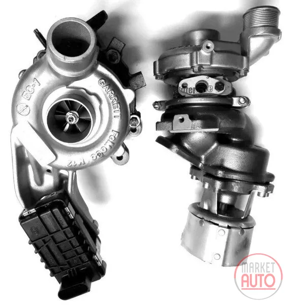 Turbocharger restored (Right + left side (GARRETT)) -NĒRINGS