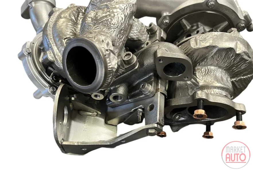 Turbocharger restored without electronics and vacuum valve (GARRETT-TWIN)-NĒRINGS