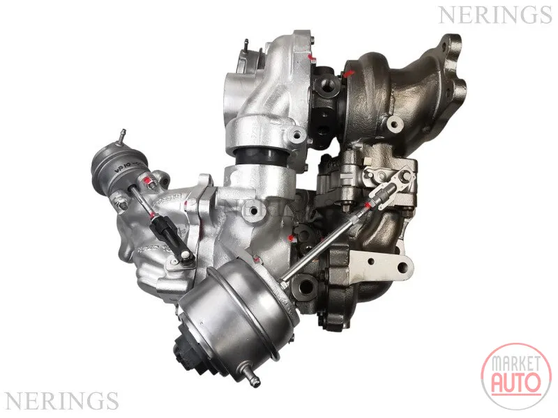 Turbocharger Remanufactured (GARRETT-TWIN) -NĒRINGS