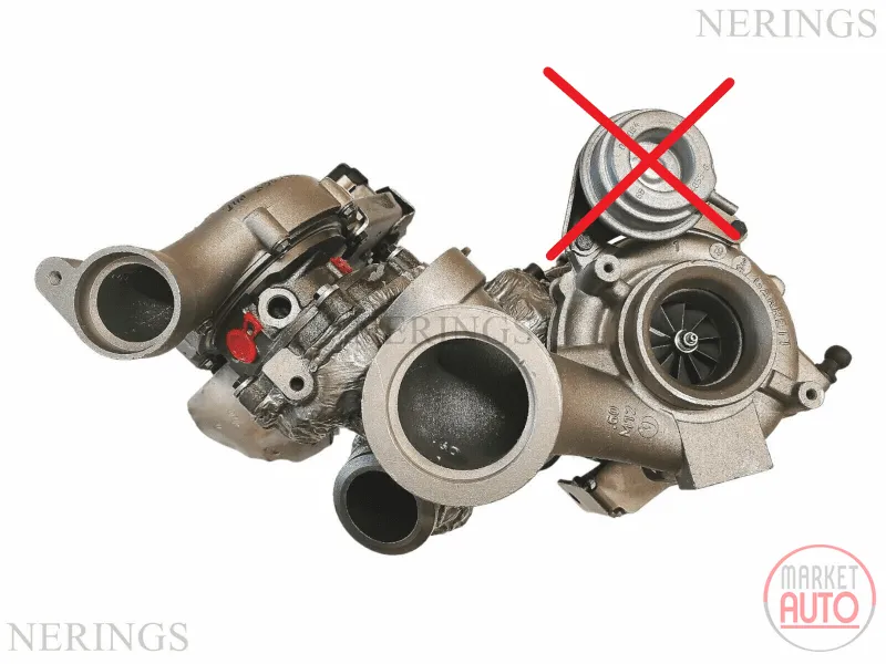 Turbocharger Remanufactured without actuators(GARRETT-TWIN TURBO)-NĒRINGS