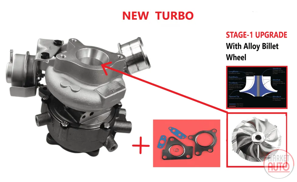 Turbocharger new (Stage-1 (GARRETT)-NĒRINGS