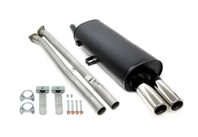 Sports exhaust system BMW