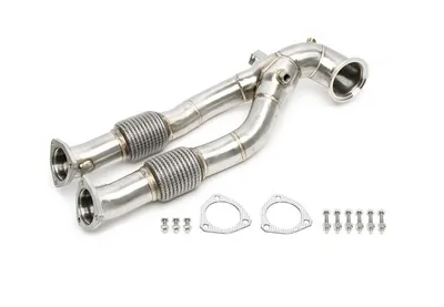 Stainless steel downpipe Audi