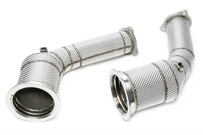 Stainless steel downpipe Audi