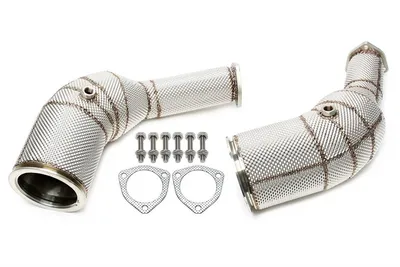 Stainless steel downpipe Audi