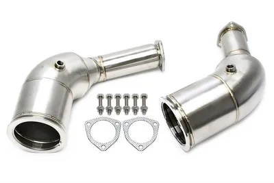 Stainless steel downpipe Audi