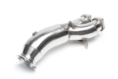 Stainless steel downpipe BMW
