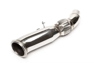 Stainless steel downpipe BMW