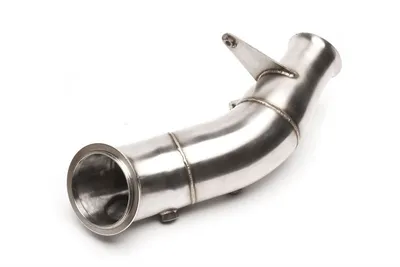 Stainless steel downpipe BMW