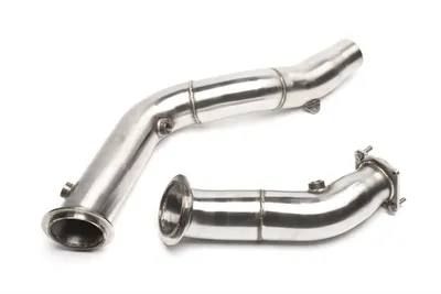 Stainless steel downpipe BMW