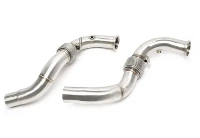 Stainless steel downpipe BMW