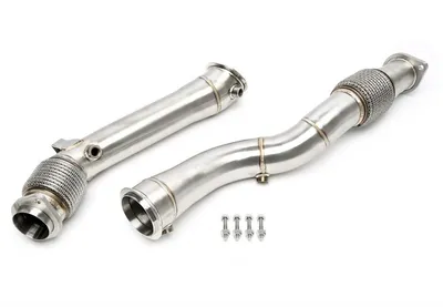 Stainless steel downpipe BMW