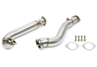 Stainless steel downpipe BMW