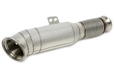 Downpipe with heat shield with catalytic converter BMW · Toyota