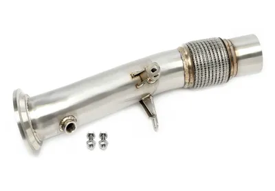 Downpipe without catalytic converter with flex pipe BMW