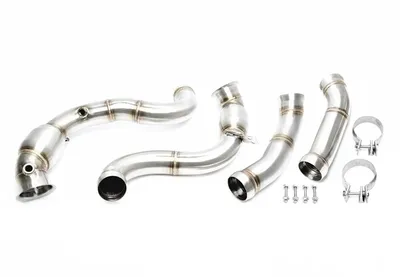Stainless steel downpipe Mercedes Benz