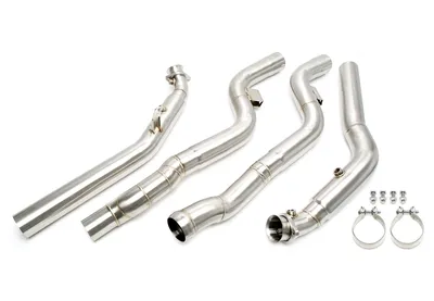 Stainless steel downpipe Mercedes Benz