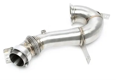 Stainless steel downpipe Mercedes Benz