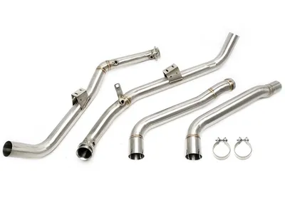 Stainless steel downpipe Mercedes Benz