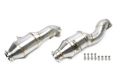 Stainless steel downpipe Mercedes Benz