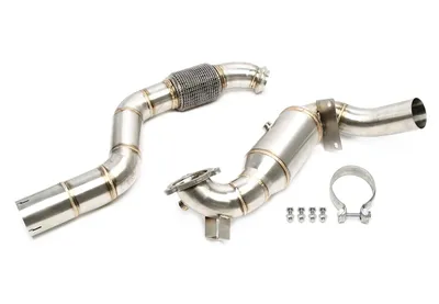 Stainless steel downpipe Mercedes Benz