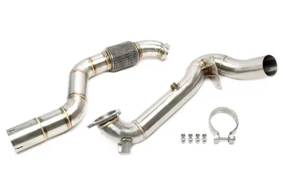 Stainless steel downpipe Mercedes Benz