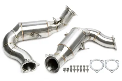 Stainless steel downpipe Porsche