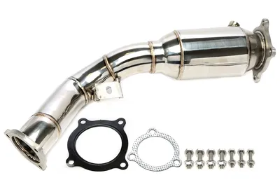 Stainless steel downpipe with catalytic dummy Porsche