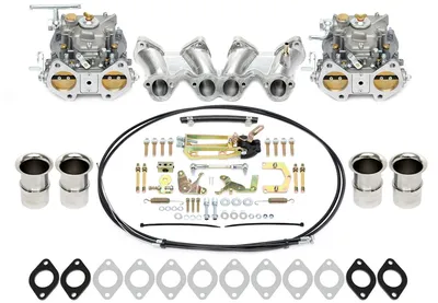 For two 40mm DCOE carburetor - complete kit Universell