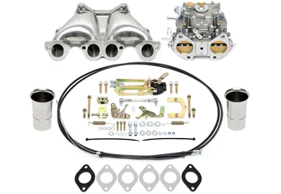 For one 45mm DCOE carburetor - complete kit Universell