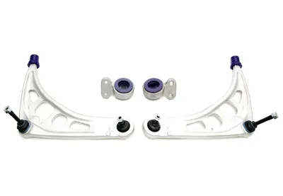 Wishbone set front axle with PU bushings BMW