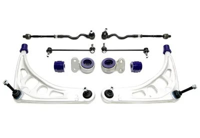 Wishbone set front axle with PU bushings BMW