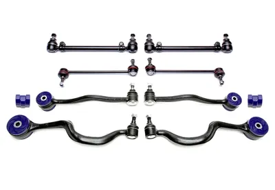 Wishbone set 10 pieces with PU bushings BMW
